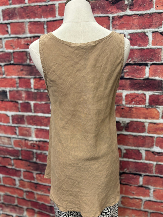 Essential Linen Blend Swing Tank