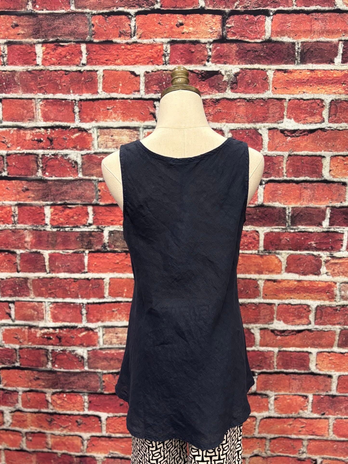 Essential Linen Blend Swing Tank