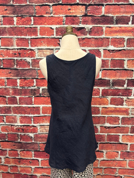 Essential Linen Blend Swing Tank