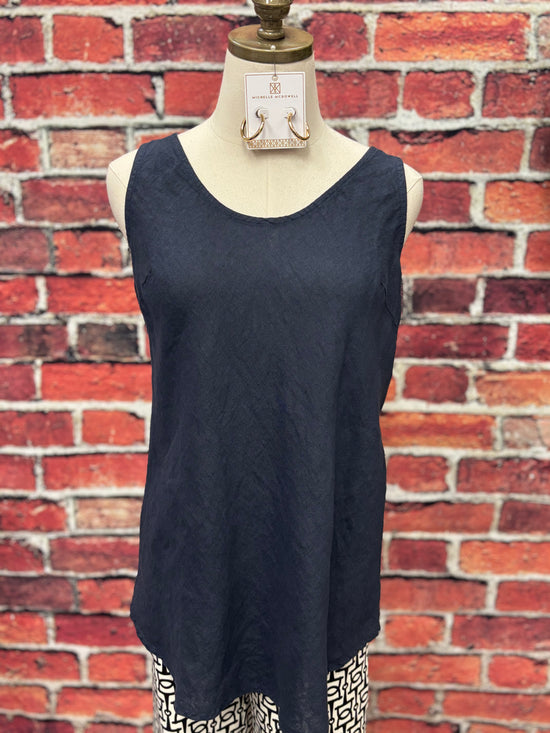 Essential Linen Blend Swing Tank