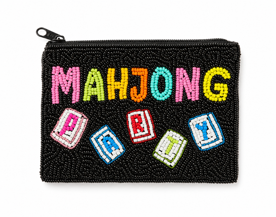 Beaded Mahjong Purse