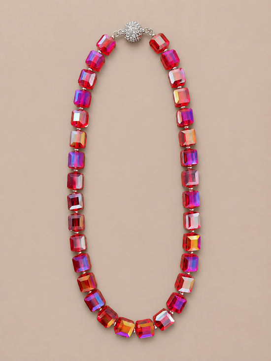 Iridescent Crystal Necklace