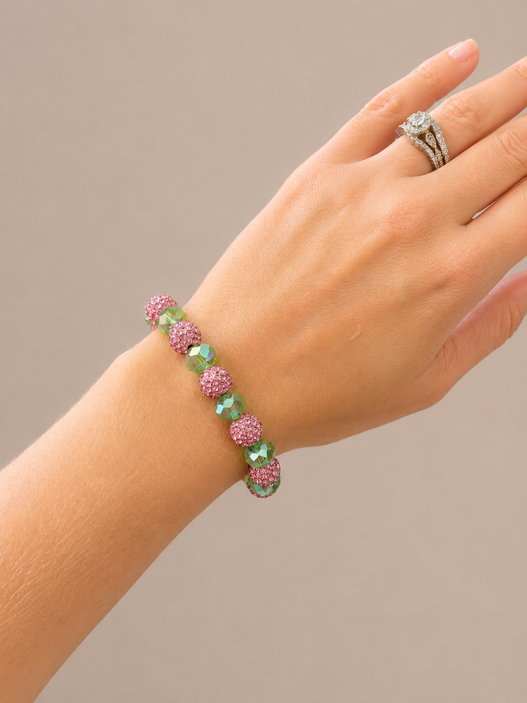Sparkly and Iridescent Bracelet