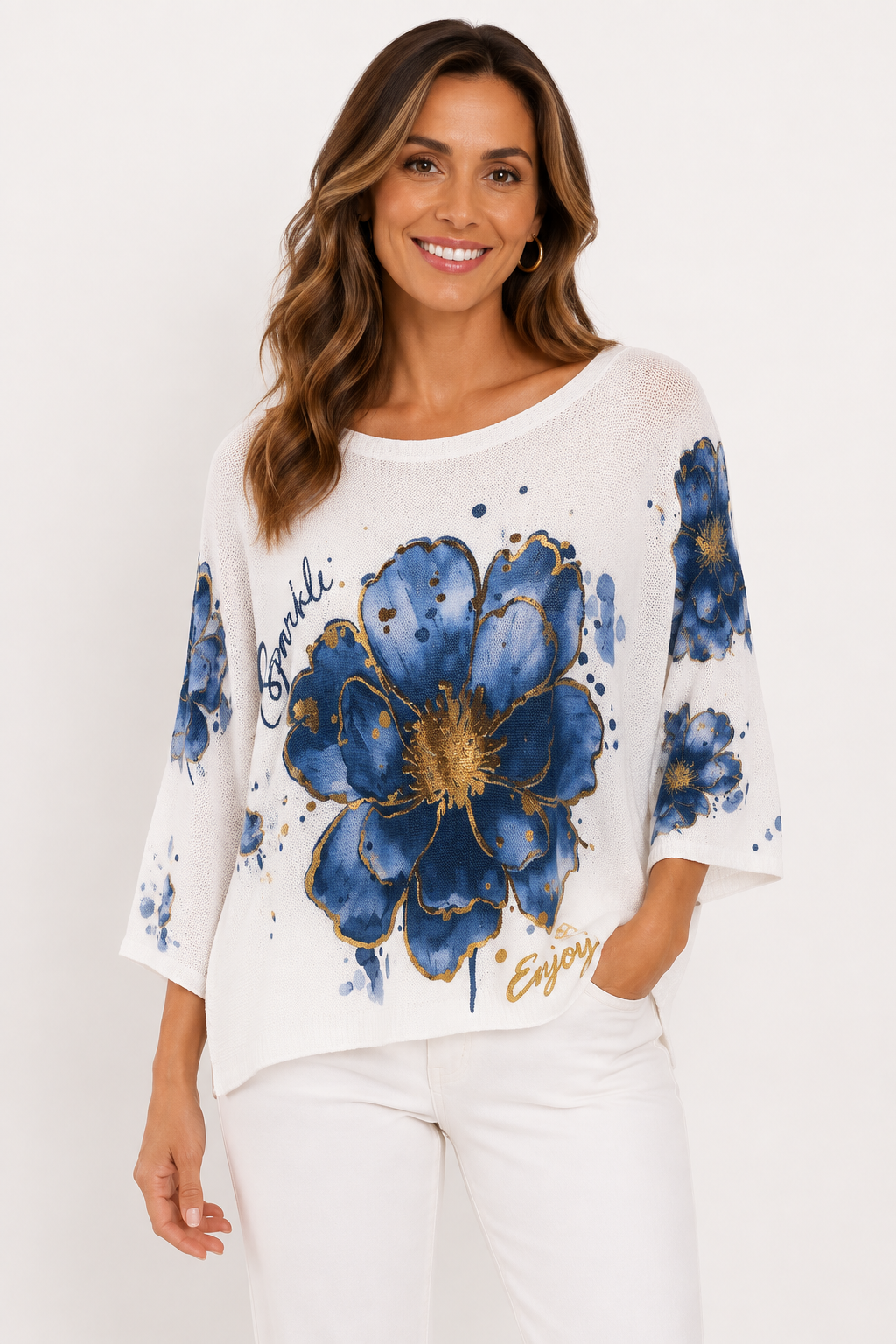 Made in Italy Artistic Lightweight Sweater