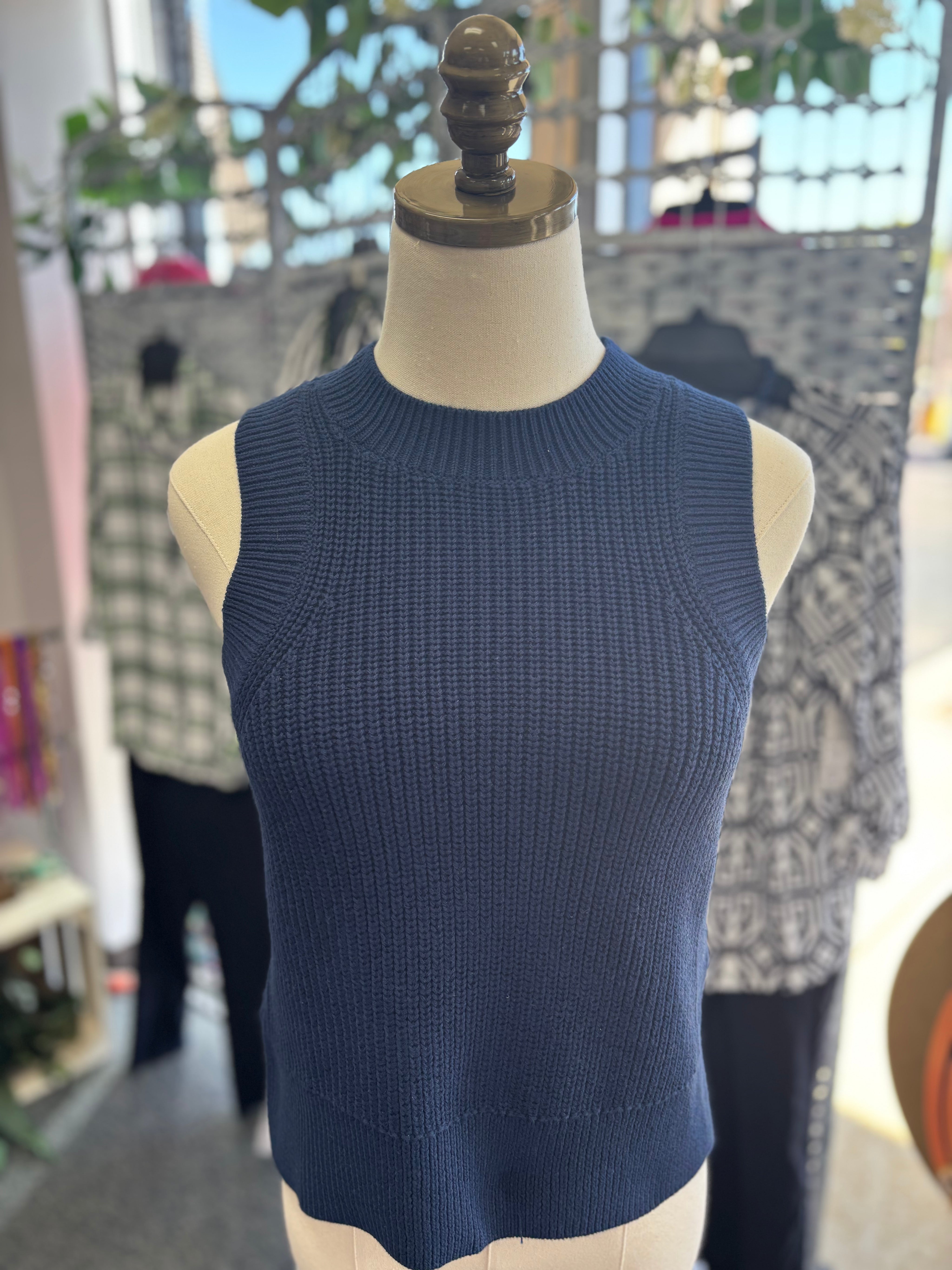 Demi High Crew Neck Tank *FINAL SALE*