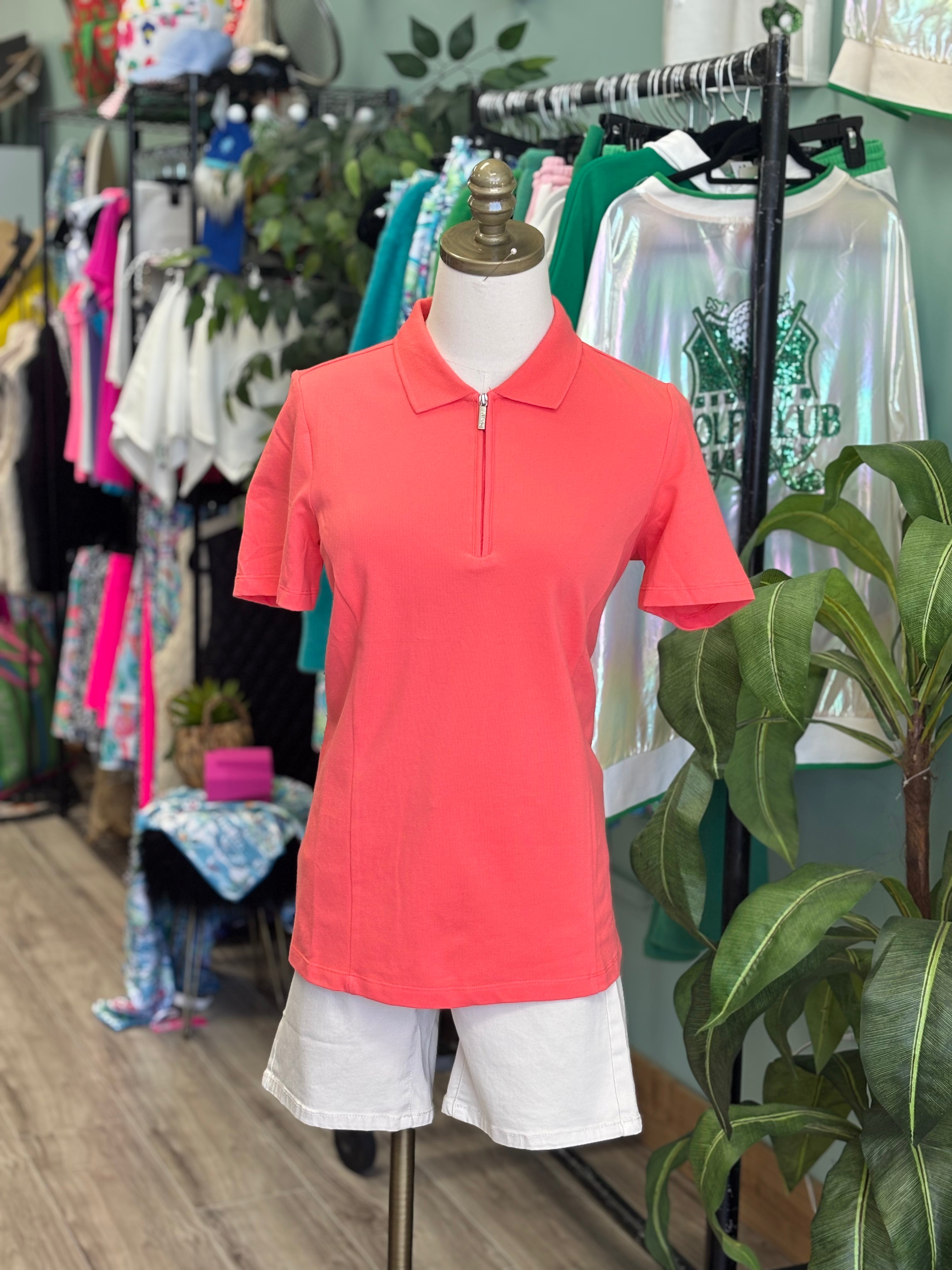 Everyday Essential Zip Polo