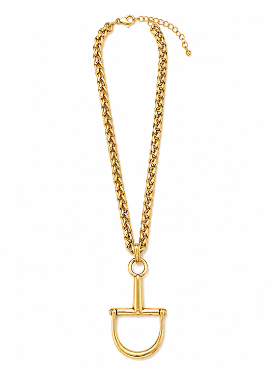 Western Horse Bit Necklace