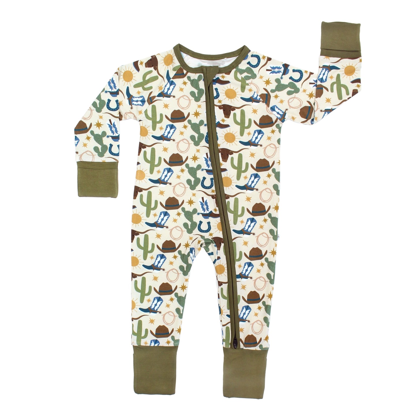 Pajama Convertible Footie Romper