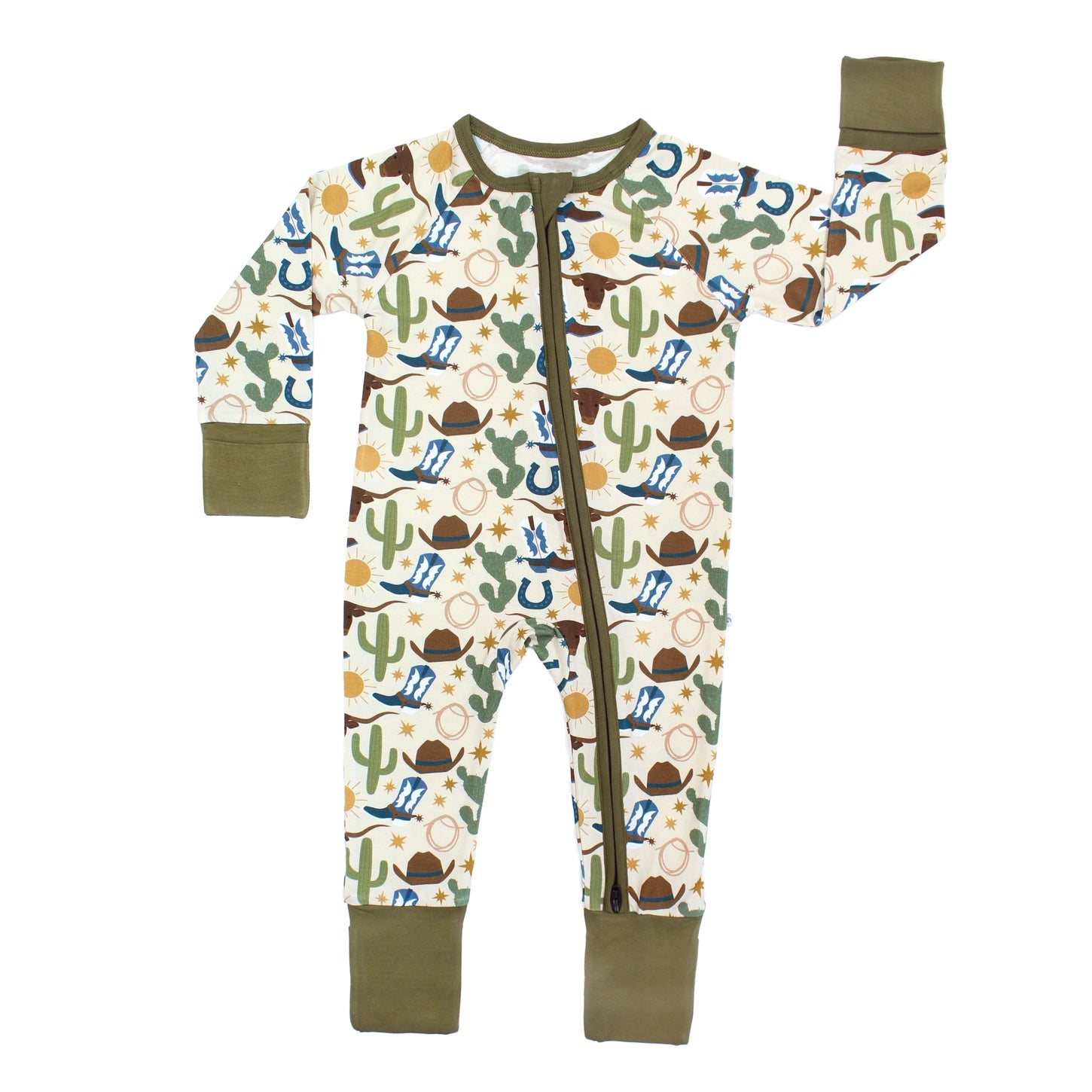 Pajama Convertible Footie Romper