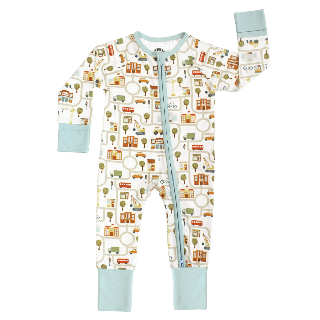 Pajama Convertible Footie Romper