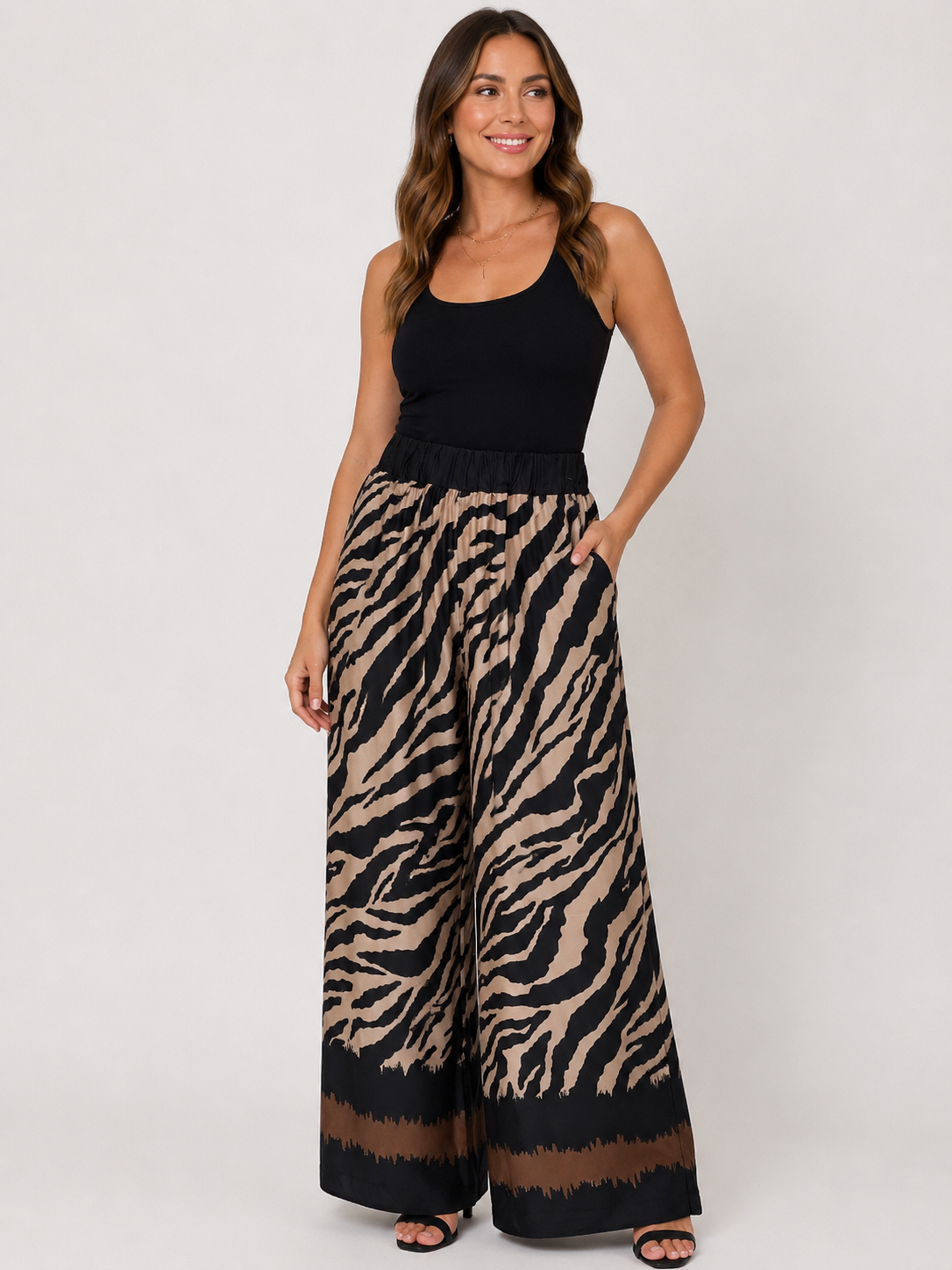 Diamond Printed Pants