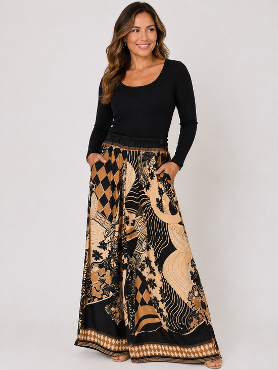 Tiger Printed Pants