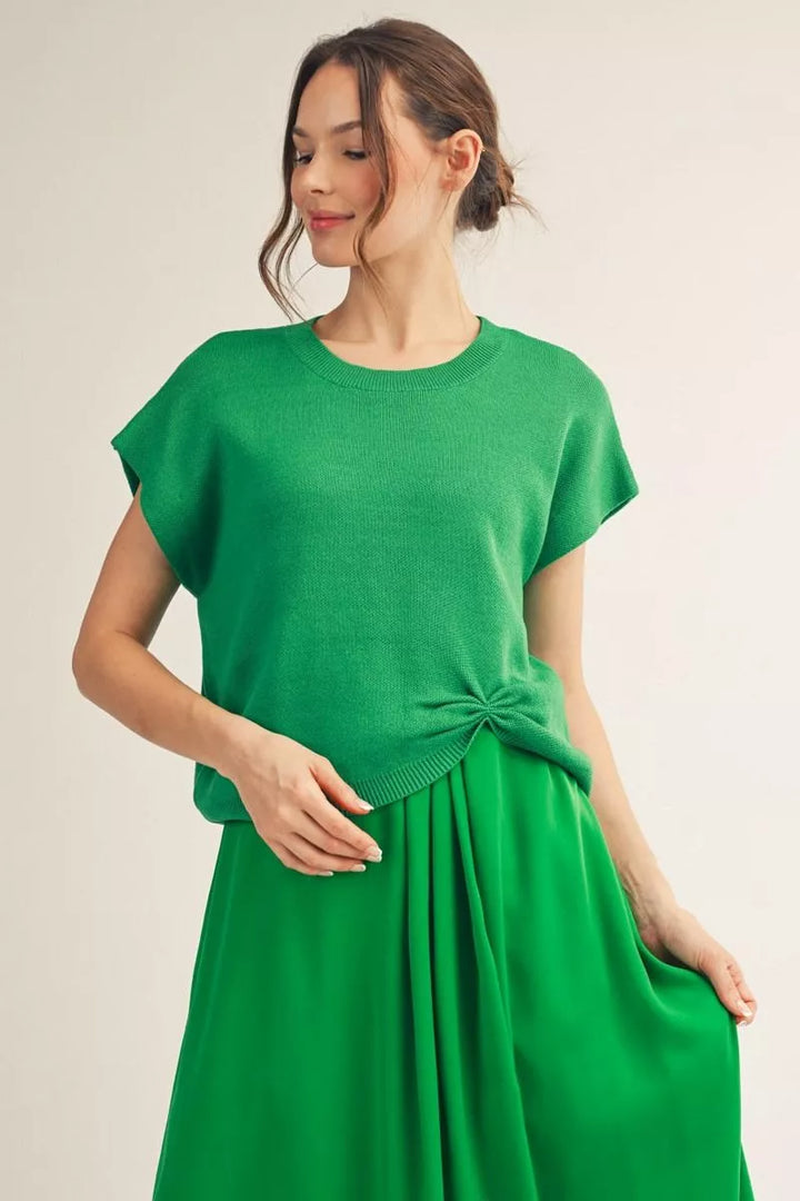 Headed For The Green Sweater *FINAL SALE*
