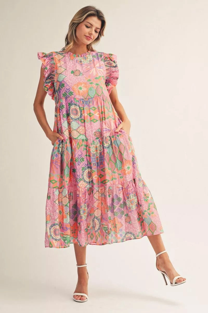 Let It Rain Maxi Dress