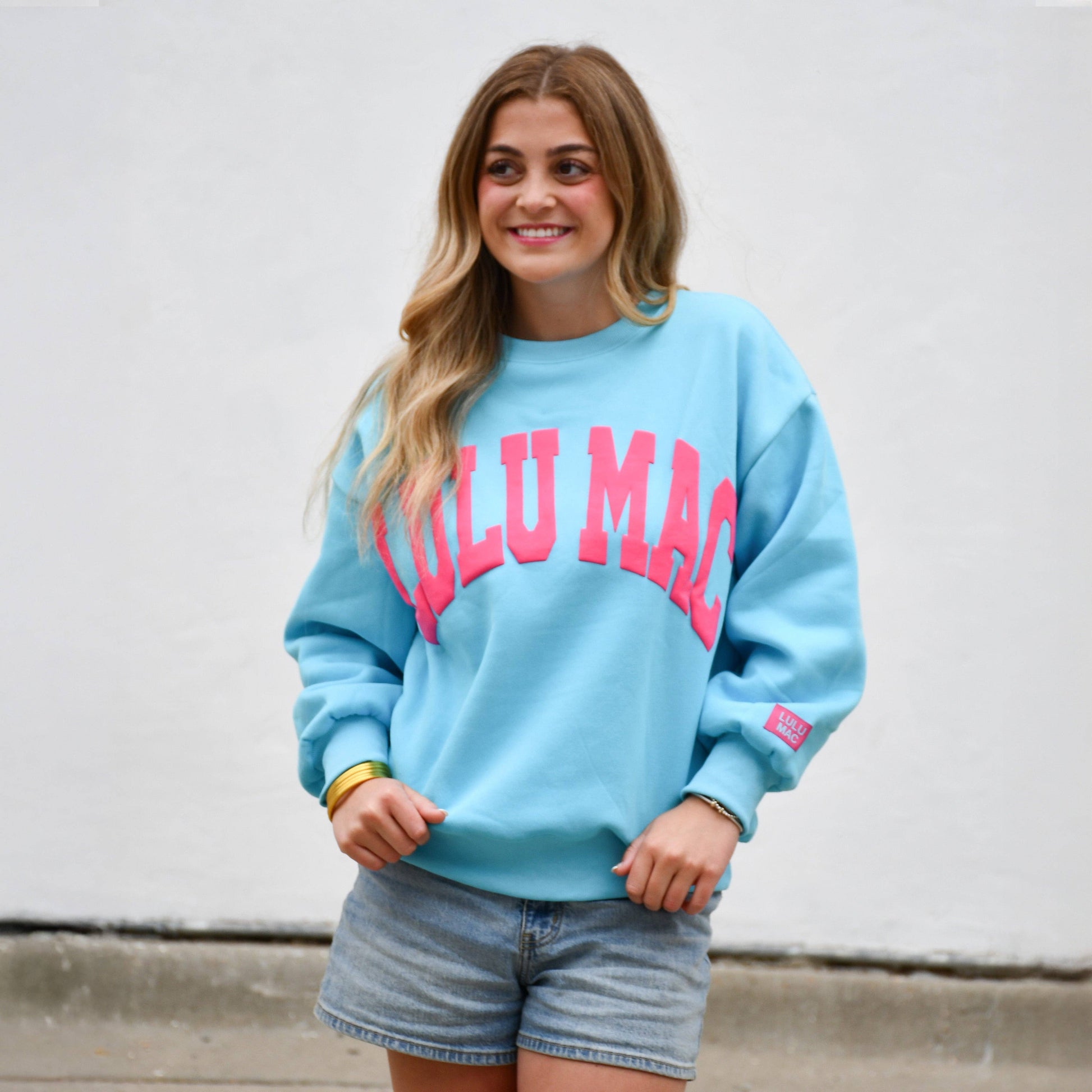 Lulu Mac Long Sleeve Crew Neck Sweatshirt