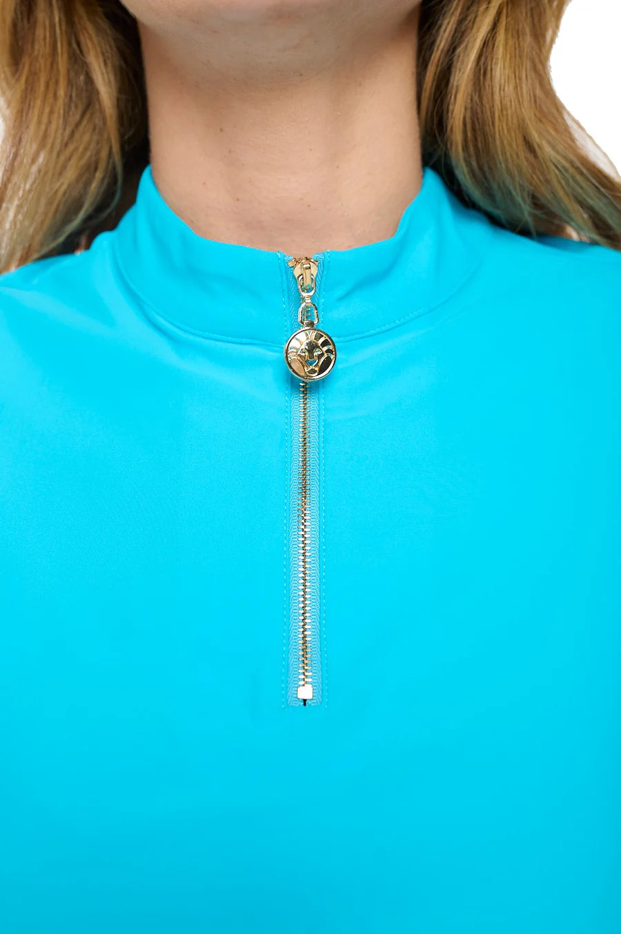 Elaine Sleeveless Zip Top