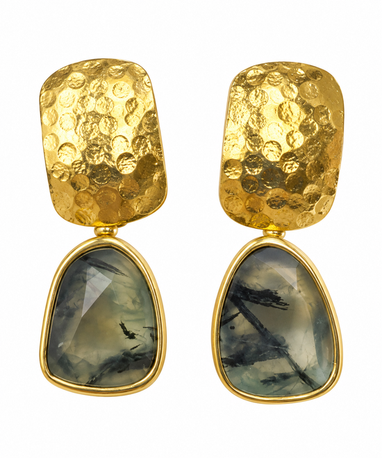 Hammered Drop Earring