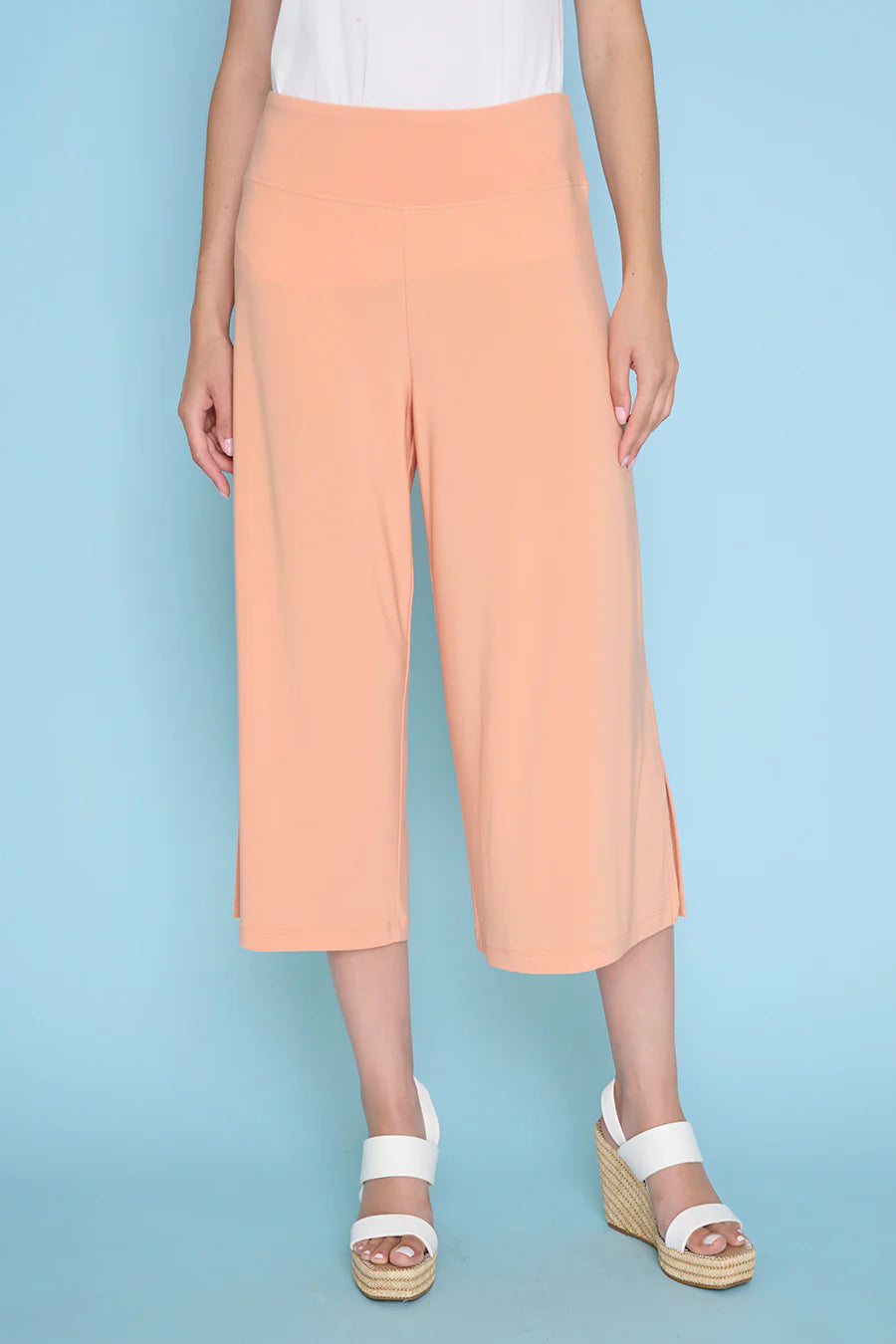 On The Go Wide Leg Capri