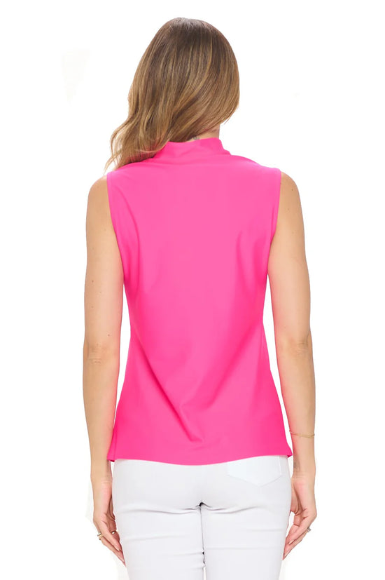 Elaine Sleeveless Zip Top