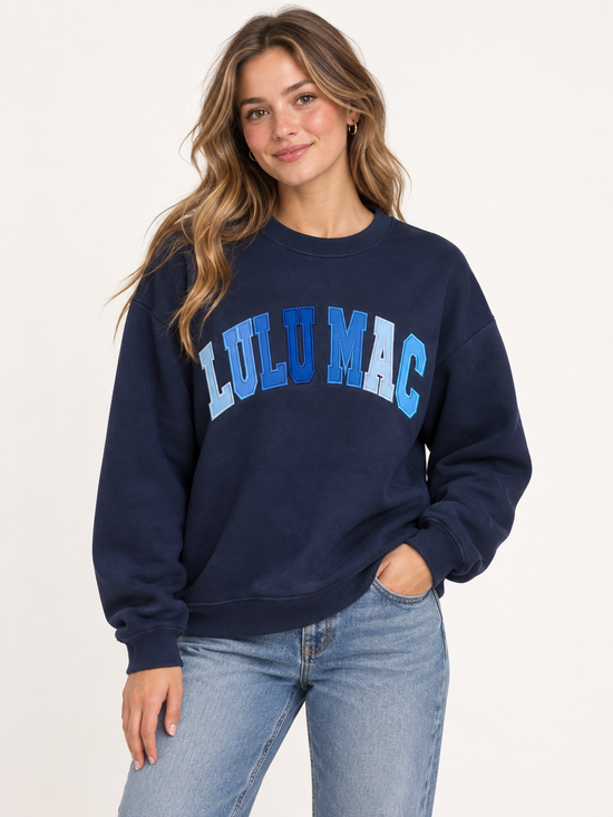 Lulu Mac Long Sleeve Crew Neck Sweatshirt