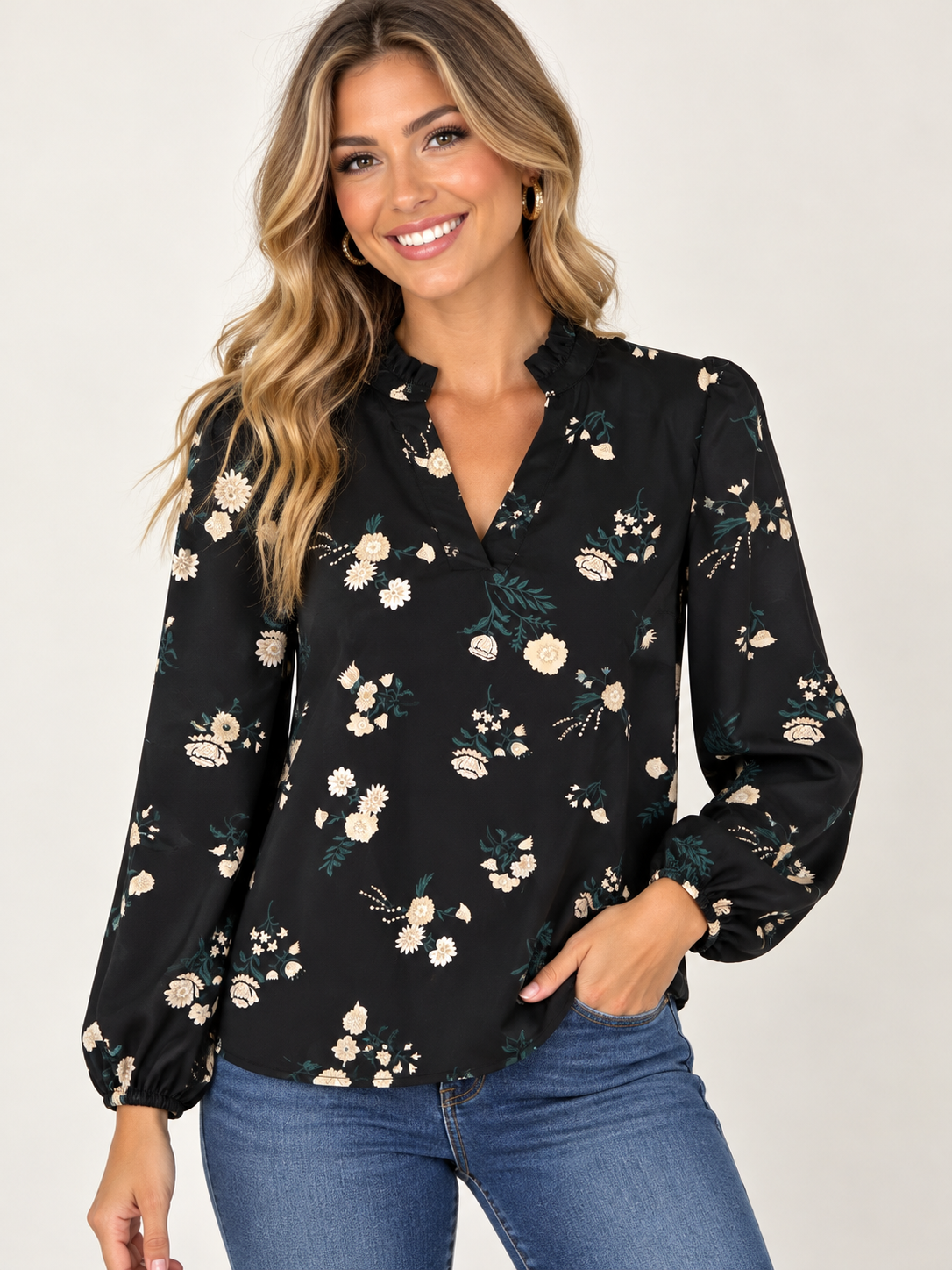 Kayla Ruffle Top