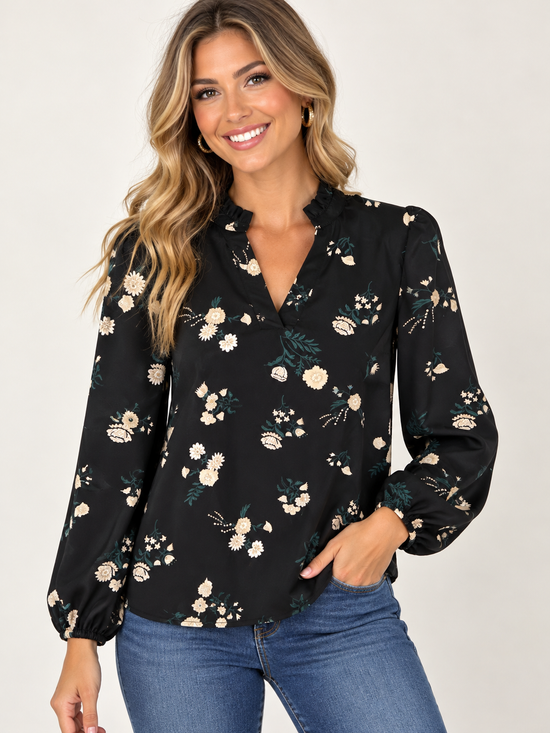 Kayla Ruffle Top