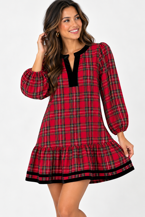 Sierra Plaid Dress