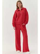 Load image into Gallery viewer, Quilted Half Zip Pullover
