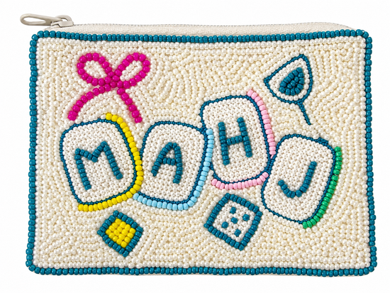 Beaded Mahjong Purse