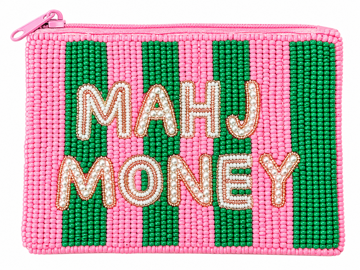 Beaded Mahjong Purse