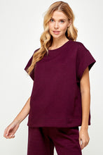 Load image into Gallery viewer, Textured Short Sleeve Top
