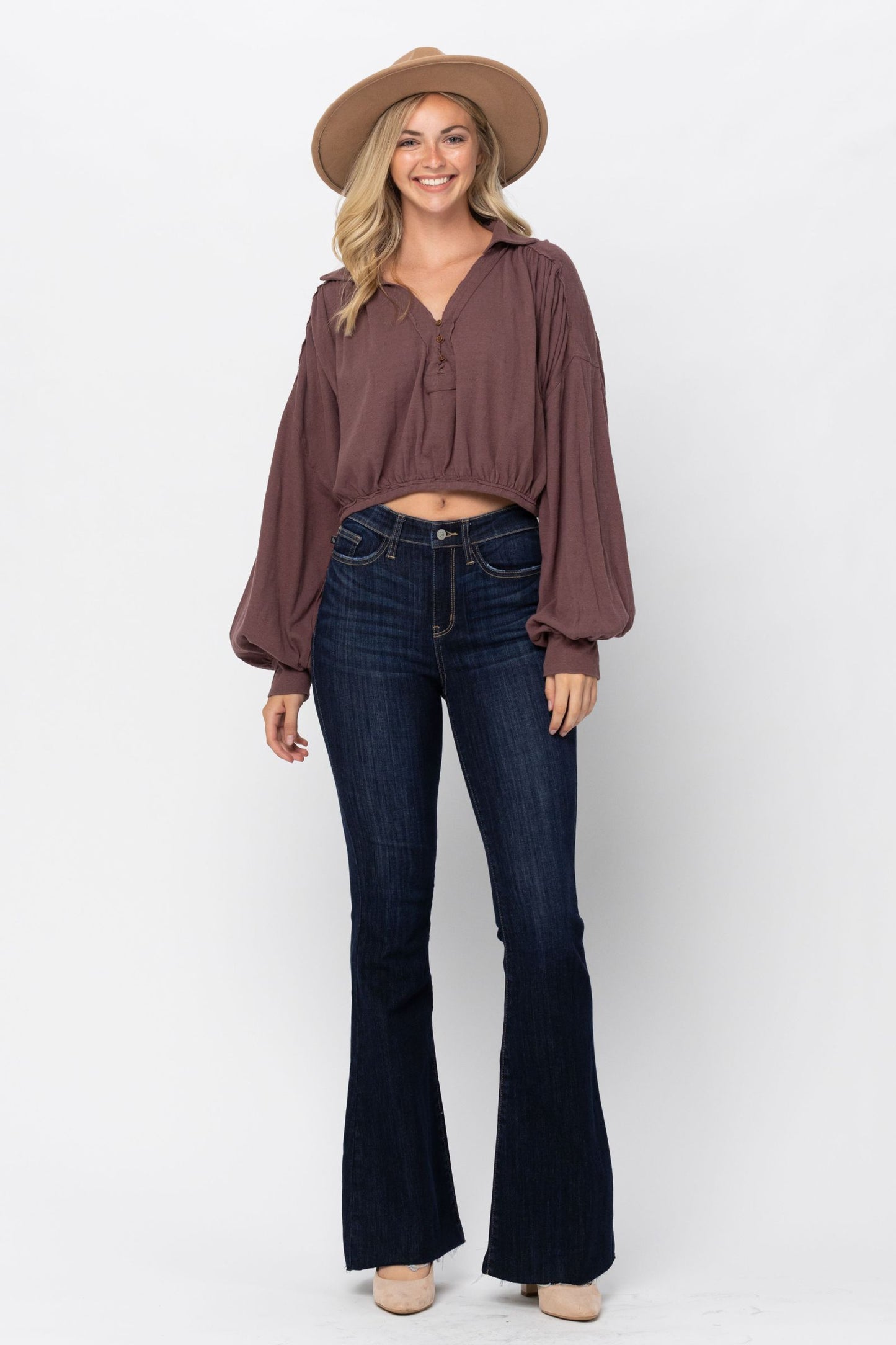 Judy Blue Jean Dark Wash Flare