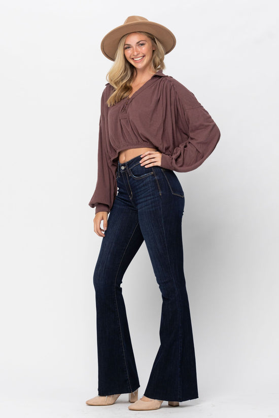 Judy Blue Jean Dark Wash Flare