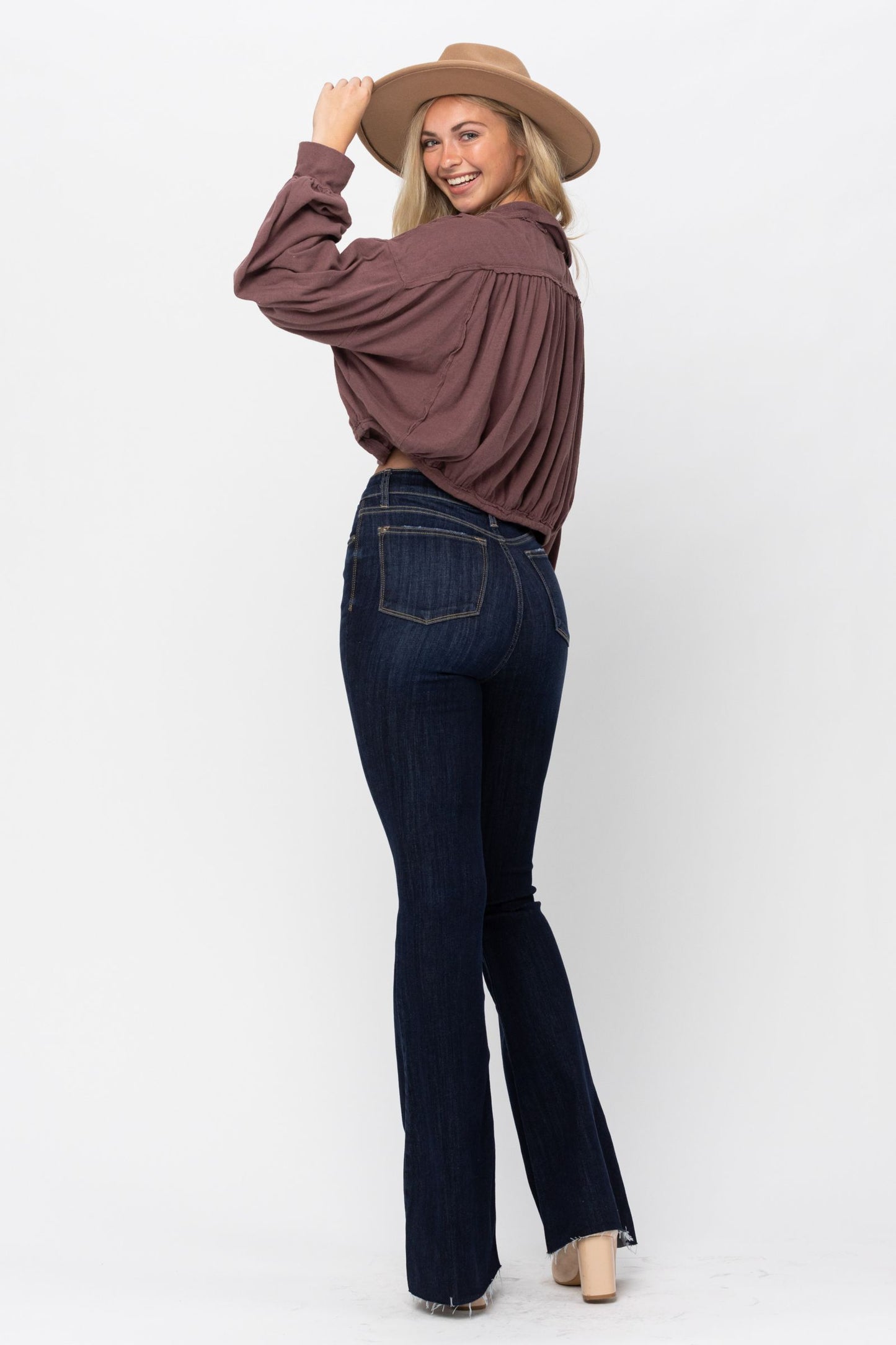 Judy Blue Jean Dark Wash Flare