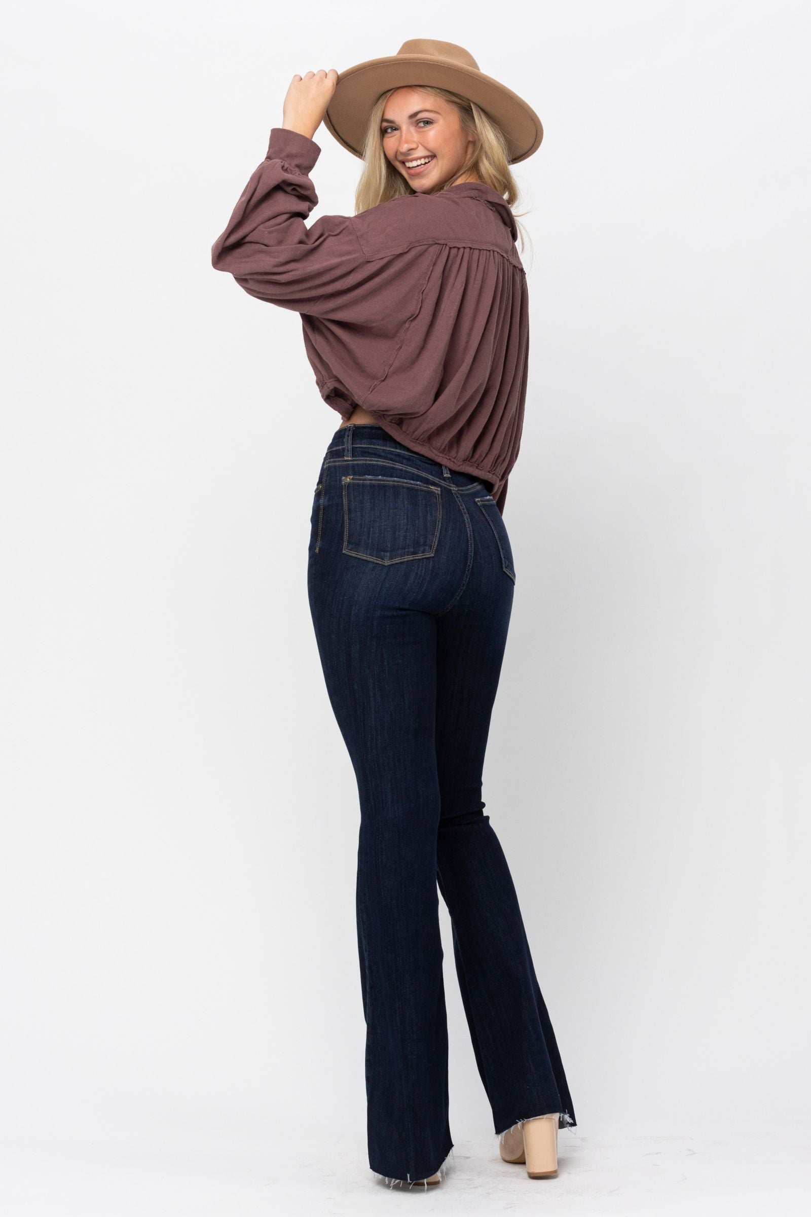 Judy Blue Jean Dark Wash Flare
