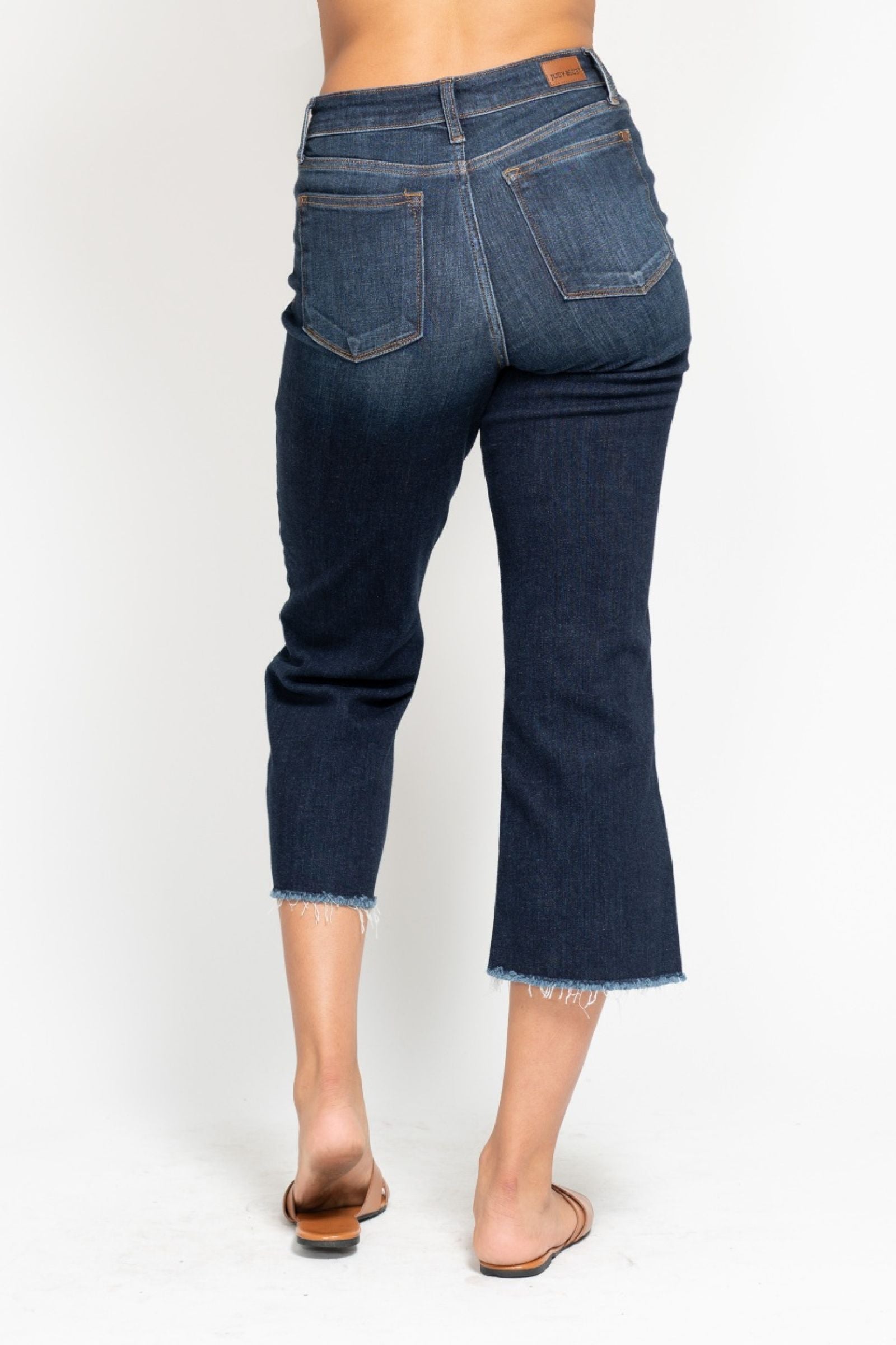Judy Blue High Waist Cropped Wide Leg