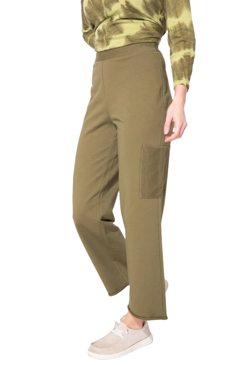 Cotton Slub Flood Pant