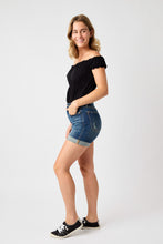 Load image into Gallery viewer, Judy Blue High Waist Tummy Control Vintage Wash Cuffed Shorts
