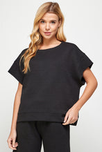 Load image into Gallery viewer, Textured Short Sleeve Top
