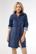 Load image into Gallery viewer, Bambu Soft Button Front Long Shacket
