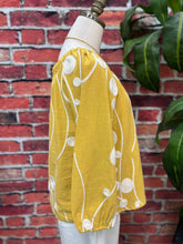 Load image into Gallery viewer, Golden Garden Embroidered Blouse
