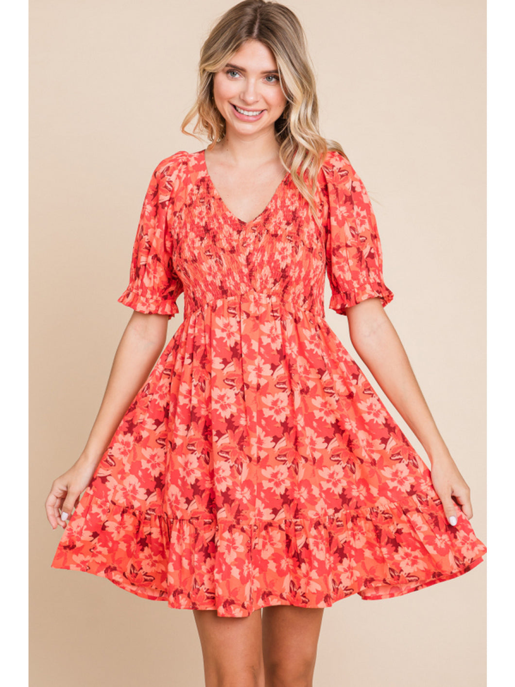 Orange Blossom Dress *FINAL SALE*