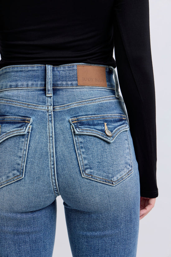 Judy Blue High Waist Flare with Tint