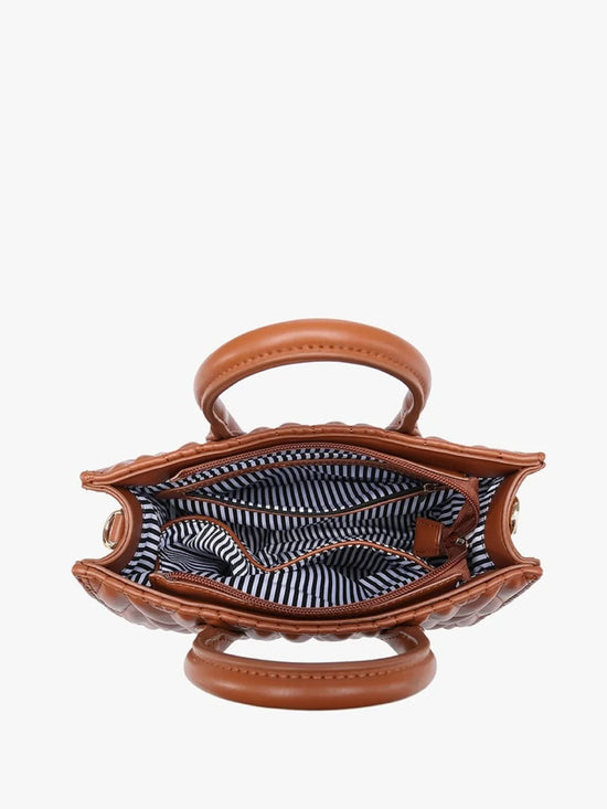 Herringbone Satchel