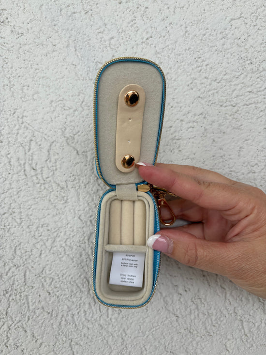 Portable Jewelry Case with Key Chain