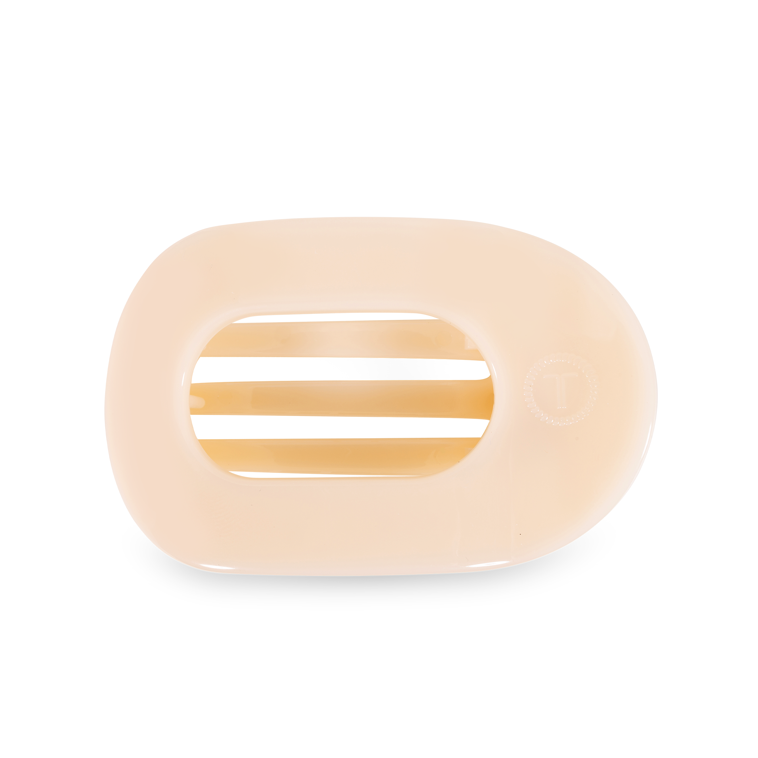 Small Flat Round Hair Clip