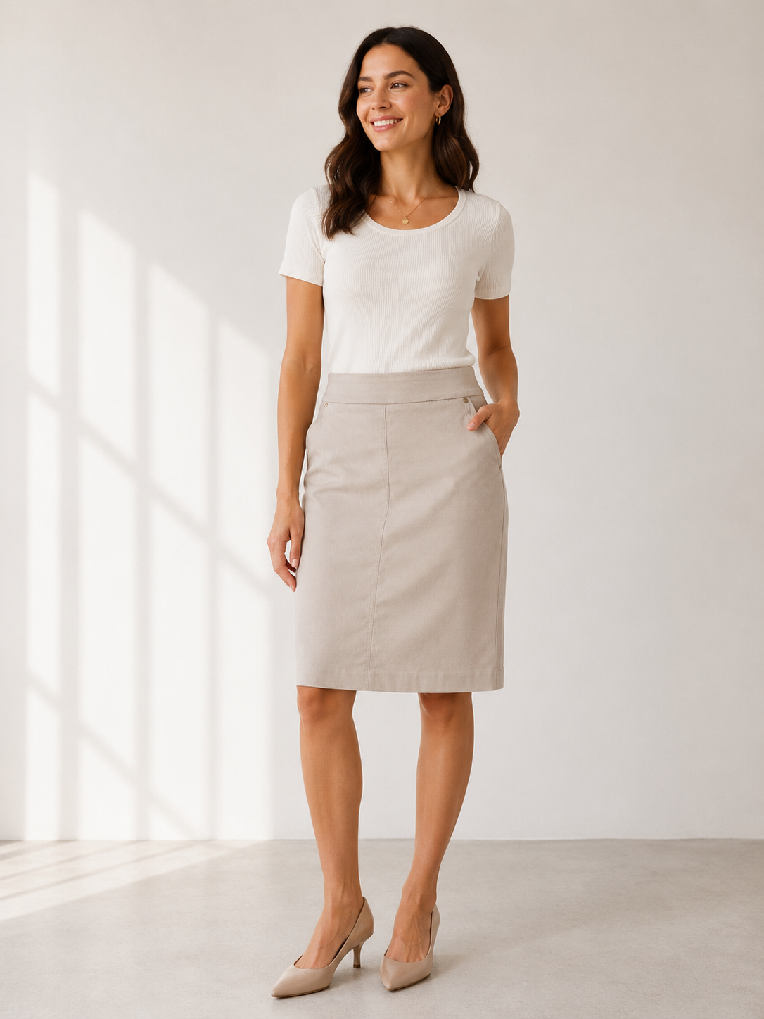 Coastal Breeze Pull-On Skirt