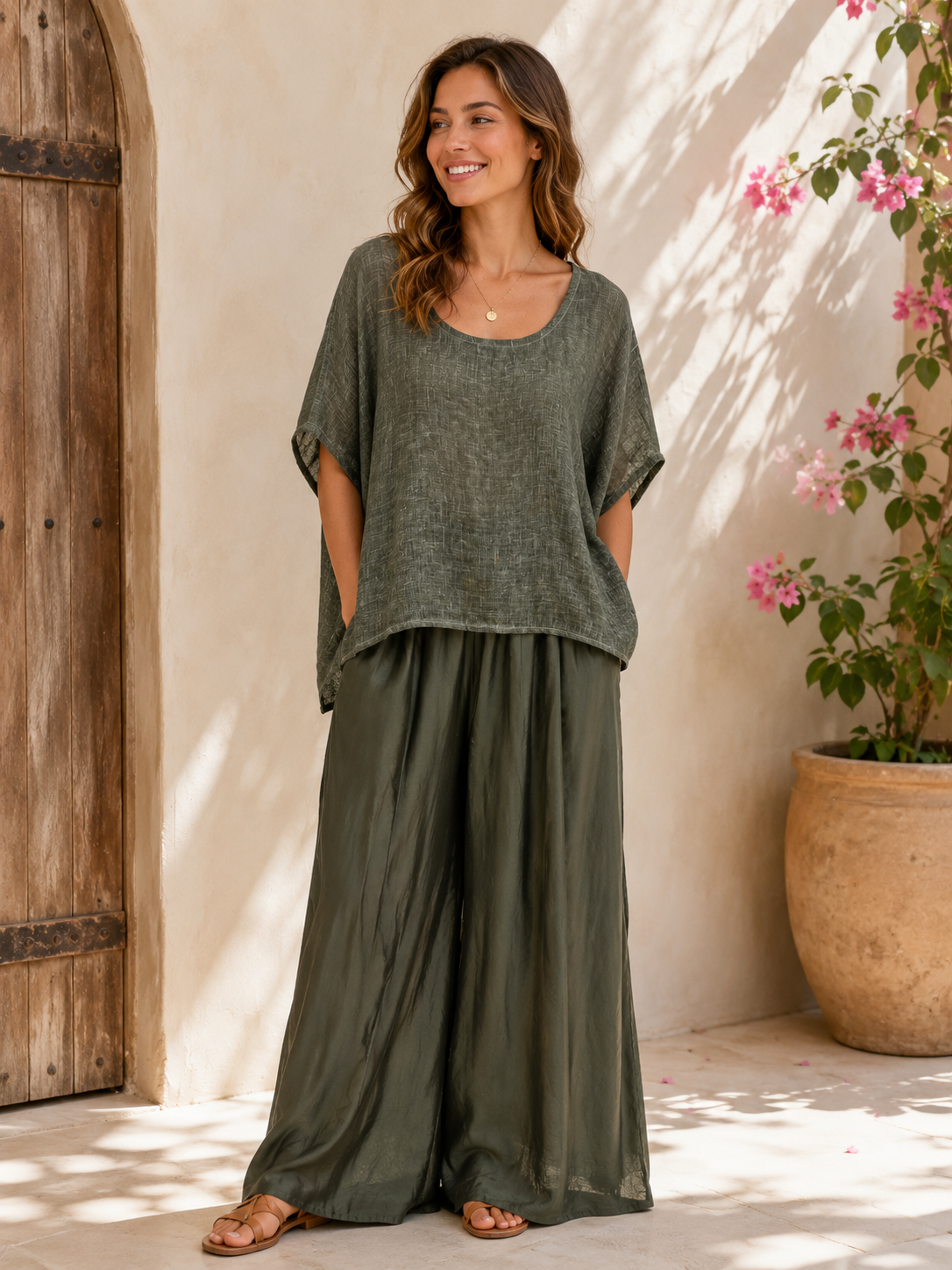 Linen Poncho