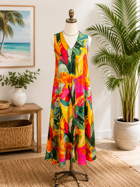 Amelia Pleated Midi Dress