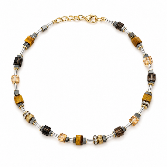 Geocube Shimmering Iconic Precious Necklace